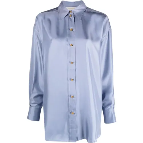 Shirt with Gold Star Buttons , female, Sizes: M - Zimmermann - Modalova