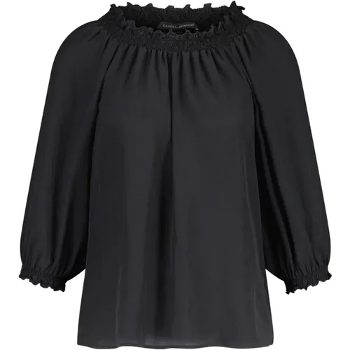 Bluse mit elastischem Carmen-Ausschnitt , Damen, Größe: L - LUISA CERANO - Modalova