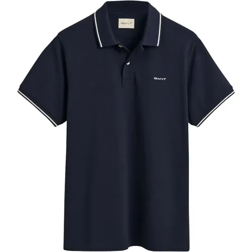 Regular Fit Short Sleeve Polo , Herren, Größe: L - Gant - Modalova