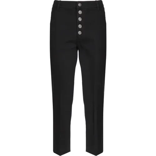 Nima Loose Chino Trousers , female, Sizes: W27, W30, W26, W28, W29 - Dondup - Modalova