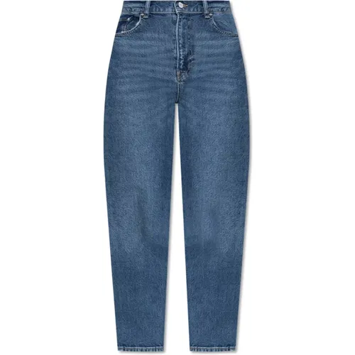 Jeans mit Logo , Damen, Größe: W28 - Anine Bing - Modalova