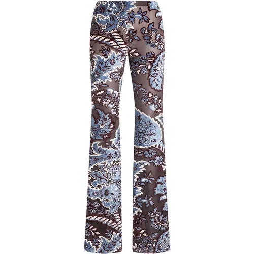 Floral Paisley Jacquard Trousers , female, Sizes: M - ETRO - Modalova