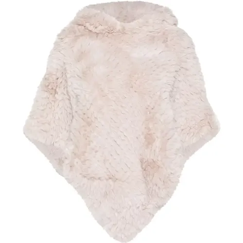 Faux-Fur Cape Style Jackets , female, Sizes: ONE SIZE - Liu Jo - Modalova