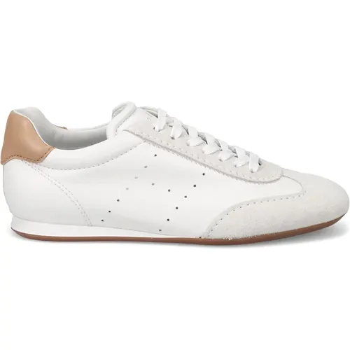 Weiße Sneakers Olympia Stil , Damen, Größe: 37 EU - Hogan - Modalova