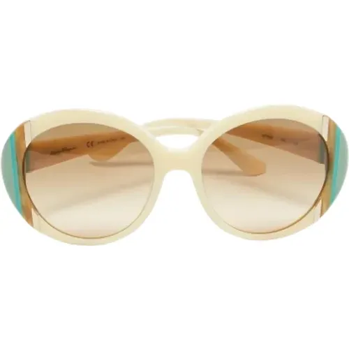 Pre-owned Acetate sunglasses , female, Sizes: ONE SIZE - Salvatore Ferragamo Pre-owned - Modalova