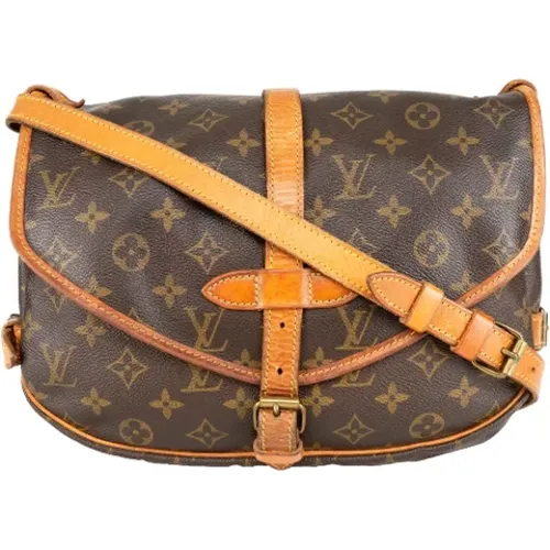 Pre-owned Canvas shoulder-bags , female, Sizes: ONE SIZE - Louis Vuitton Vintage - Modalova