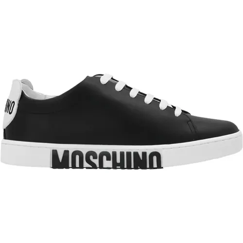 Logo Sneakers , female, Sizes: 3 UK - Moschino - Modalova