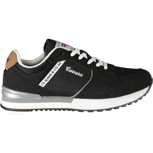 Polyester Sneaker Minimalistisches Design Bequeme Passform , Herren, Größe: 42 EU - Carrera - Modalova