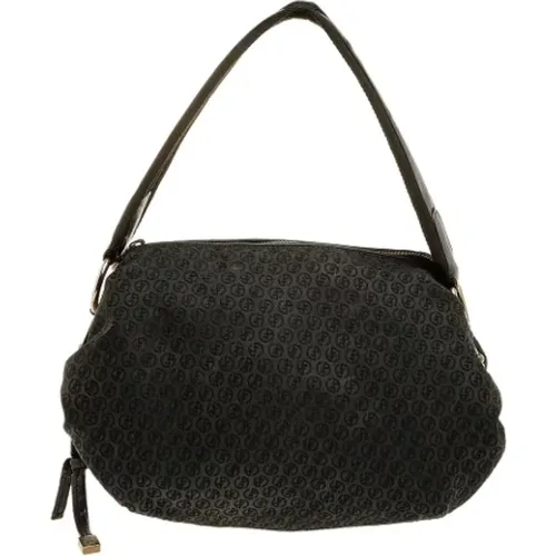 Pre-owned Canvas handbags , female, Sizes: ONE SIZE - Armani Pre-owned - Modalova