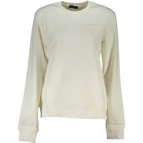 Weißer Sweatshirt mit Druck , Damen, Größe: XL - North Sails - Modalova