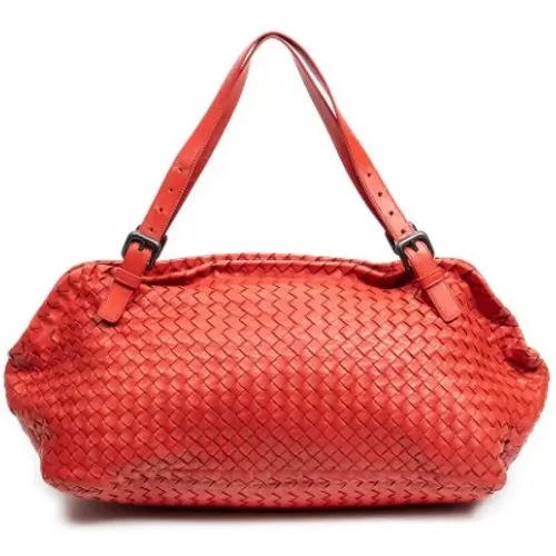 Pre-owned Leather shoulder-bags , female, Sizes: ONE SIZE - Bottega Veneta Vintage - Modalova