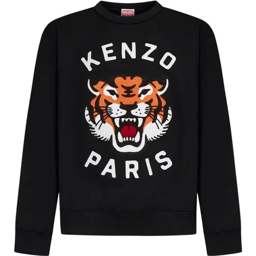 Schwarze Pullover Kollektion , Herren, Größe: M - Kenzo - Modalova