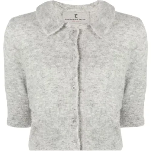 Cardigan , female, Sizes: S, M - Ermanno Scervino - Modalova