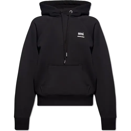 Kapuzenpullover mit Logo , Herren, Größe: 2XL - Ami Paris - Modalova