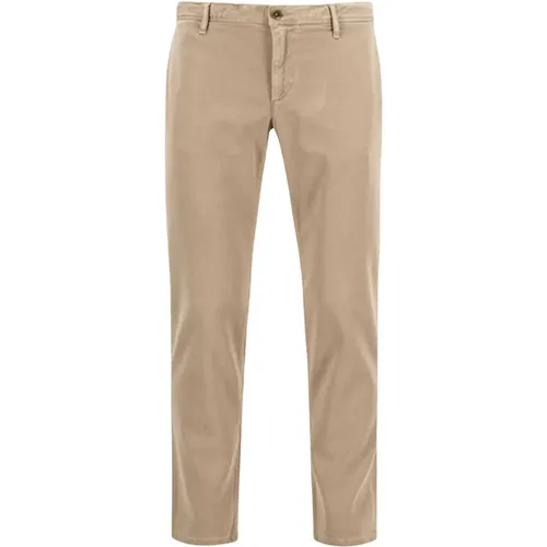 Khaki Pants , male, Sizes: W32 L32 - Alberto - Modalova