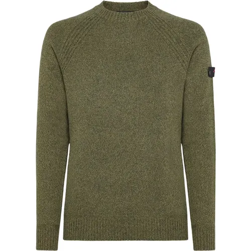 Soft Wool Blend Crew-neck Sweater , male, Sizes: 2XL, 3XL - Peuterey - Modalova