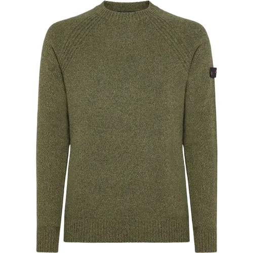 Soft Wool Blend Crew-neck Sweater , male, Sizes: M, L - Peuterey - Modalova