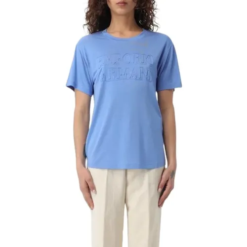 Stilvolle T-Shirts und Polos , Damen, Größe: XS - Emporio Armani - Modalova