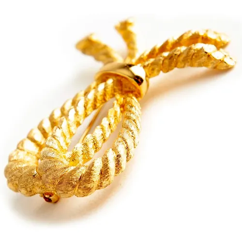 Pre-owned knot brooche , female, Sizes: ONE SIZE - Dior Vintage - Modalova