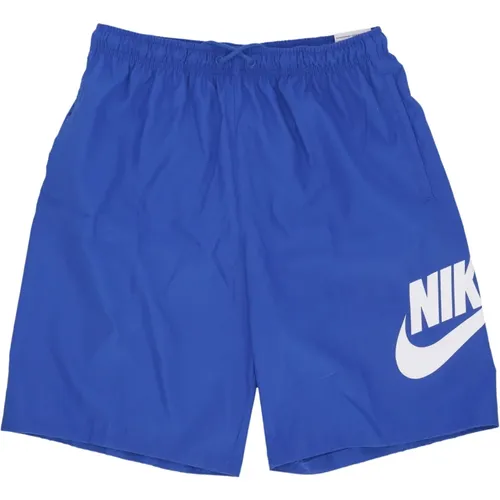 Club Gewebte Shorts Spiel Royal/Weiß , Herren, Größe: L - Nike - Modalova