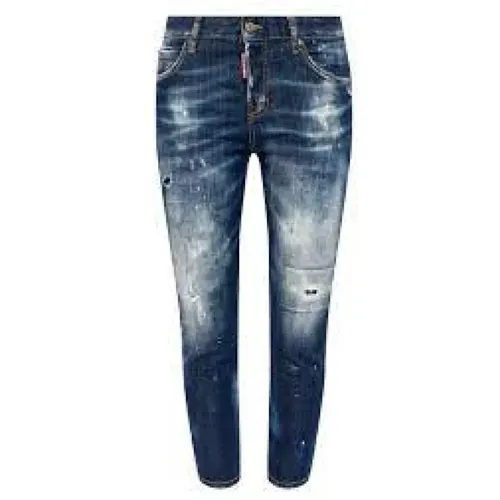 Klassische Denim Jeans , Damen, Größe: 2XS - Dsquared2 - Modalova