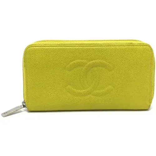 Pre-owned Leather wallets , female, Sizes: ONE SIZE - Chanel Vintage - Modalova