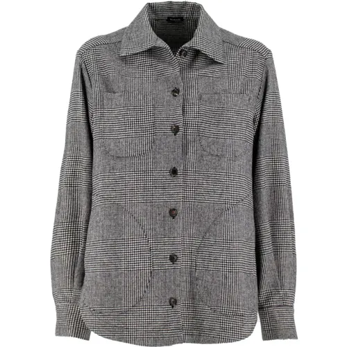 Wool Cashmere Overshirt , female, Sizes: M - Kiton - Modalova