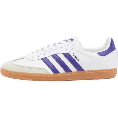 Samba OG White Energy Ink Off White , female, Sizes: 3 2/3 UK, 4 1/3 UK, 3 UK - Adidas - Modalova