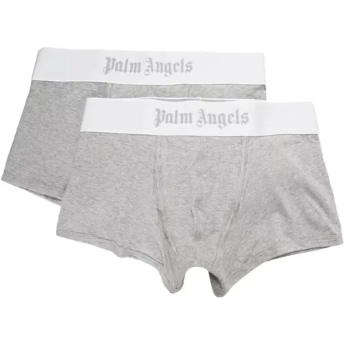 Luxury Logo Boxer Set , male, Sizes: L, XL - Palm Angels - Modalova