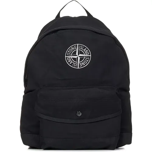 Schwarzer Eimerbeutel & Rucksack - Stone Island - Modalova