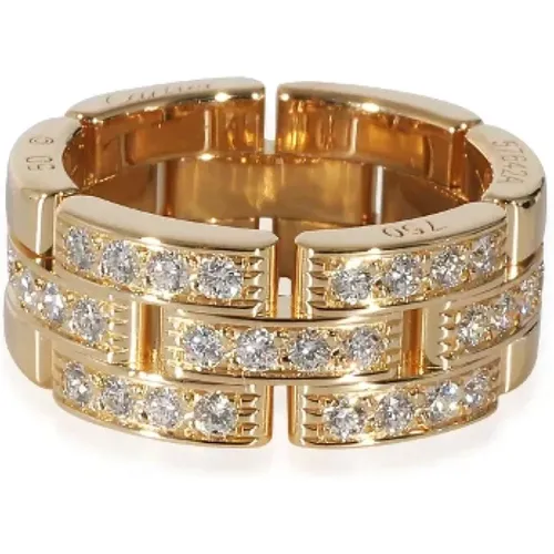 Pre-owned Gold rings , female, Sizes: ONE SIZE - Cartier Vintage - Modalova