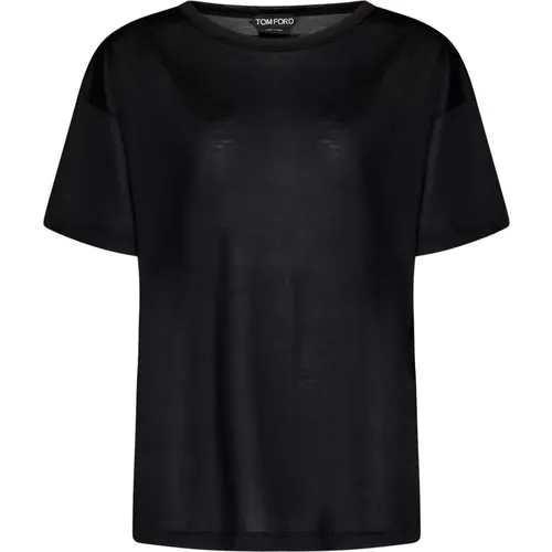 Women Clothing T-Shirts Polos Ss23 , female, Sizes: 2XS/XS, S/M, XS/S - Tom Ford - Modalova