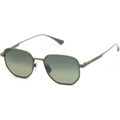 Grüne Glänzende Sonnenbrille - Maui Jim - Modalova