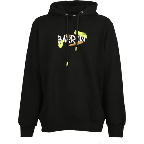 Hoodie mit Grafikdruck , Herren, Größe: M - BARROW - Modalova