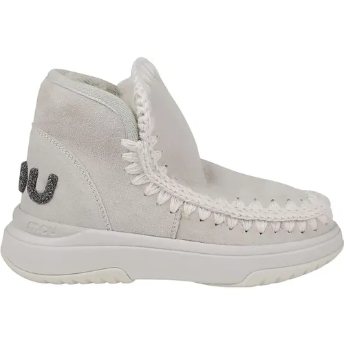 Women's Shoes Ankle Boots White Aw22 , female, Sizes: 7 UK, 3 UK - Mou - Modalova