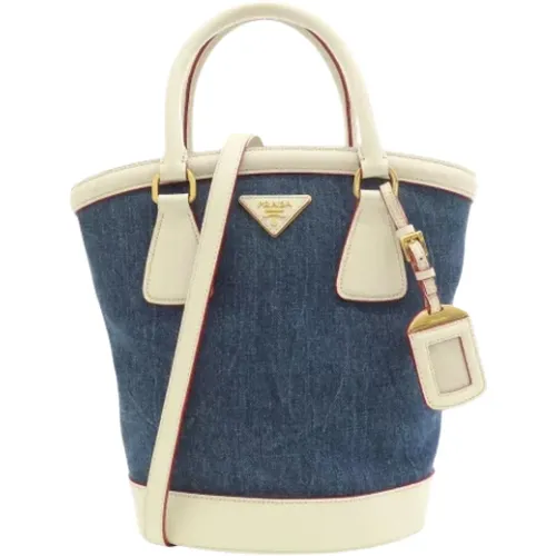 Pre-owned Denim prada-bags , female, Sizes: ONE SIZE - Prada Vintage - Modalova