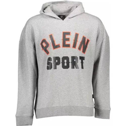 Hooded Sweatshirt with Bold Contrasts , male, Sizes: L, S, XL, M - Plein Sport - Modalova