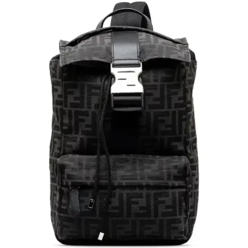 Pre-owned Canvas backpacks , female, Sizes: ONE SIZE - Fendi Vintage - Modalova