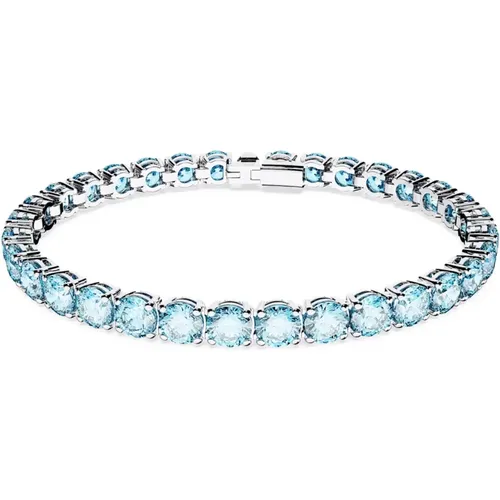 Matrix Tennis Blaues Zirkonia Armband - Swarovski - Modalova