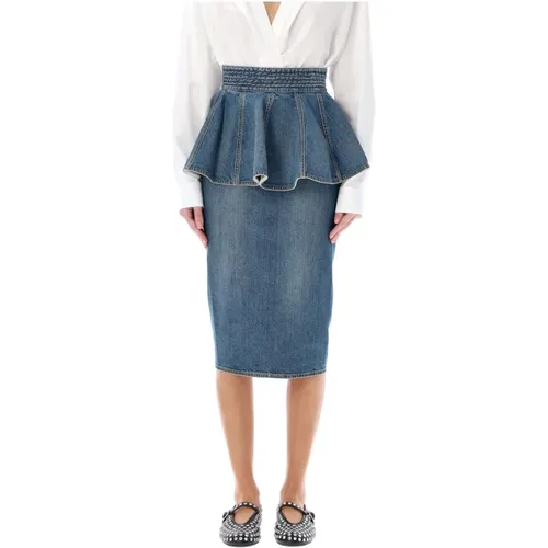 Mini Skirt with Belt , female, Sizes: XS - Alaïa - Modalova
