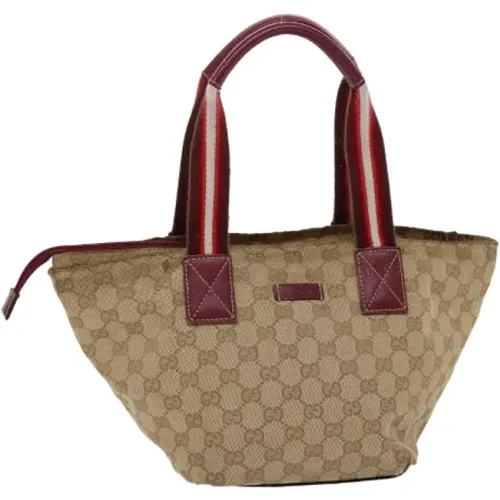 Pre-owned Canvas handbags , female, Sizes: ONE SIZE - Gucci Vintage - Modalova