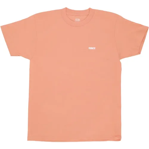 Classic Citrus Mens Tee , male, Sizes: S, M, XL, L - Obey - Modalova