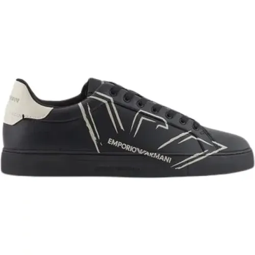 Eagle Sneaker Aw24 , male, Sizes: 9 1/2 UK, 11 UK, 8 1/2 UK, 10 1/2 UK - Emporio Armani - Modalova