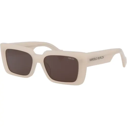 Tecka Sonnenbrillen - Stilvolle Eyewear-Kollektion , unisex, Größe: 54 MM - Marcelo Burlon - Modalova