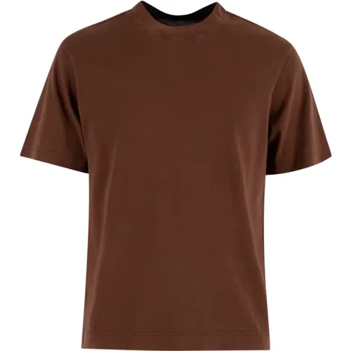 Braune T-Shirt und Polo Kollektion , Herren, Größe: L - Circolo 1901 - Modalova