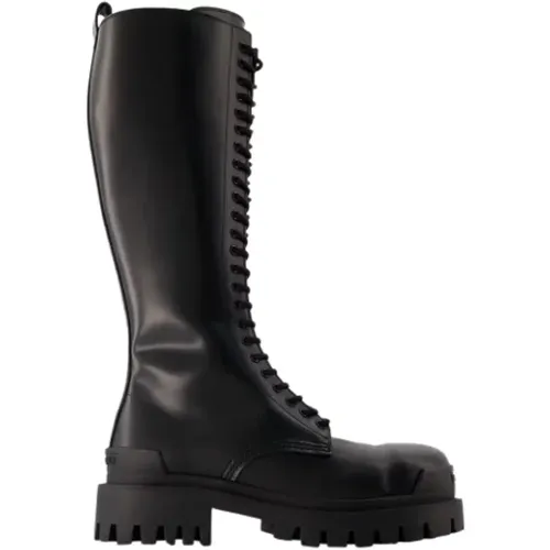 Leather boots , female, Sizes: 4 UK - Balenciaga - Modalova