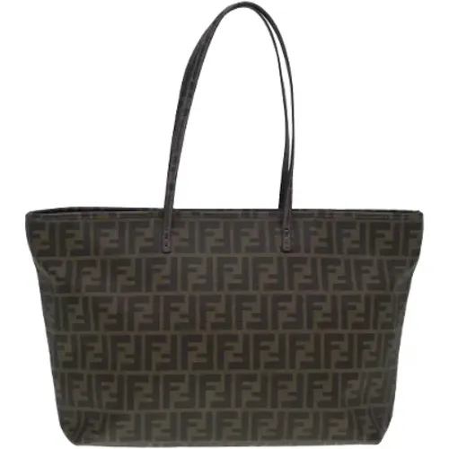 Pre-owned Canvas totes , female, Sizes: ONE SIZE - Fendi Vintage - Modalova