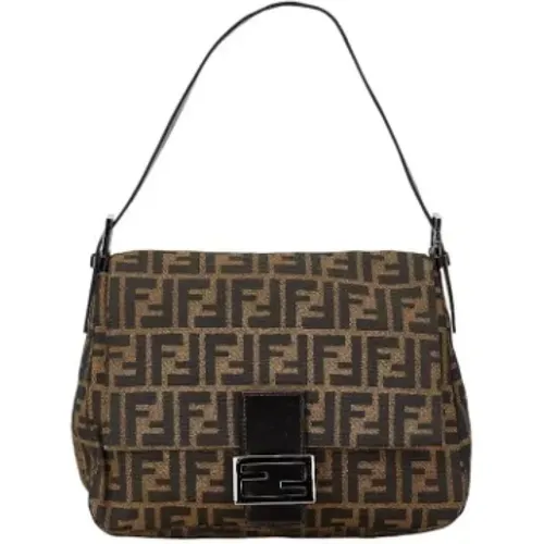 Pre-owned Canvas shoulder-bags , female, Sizes: ONE SIZE - Fendi Vintage - Modalova