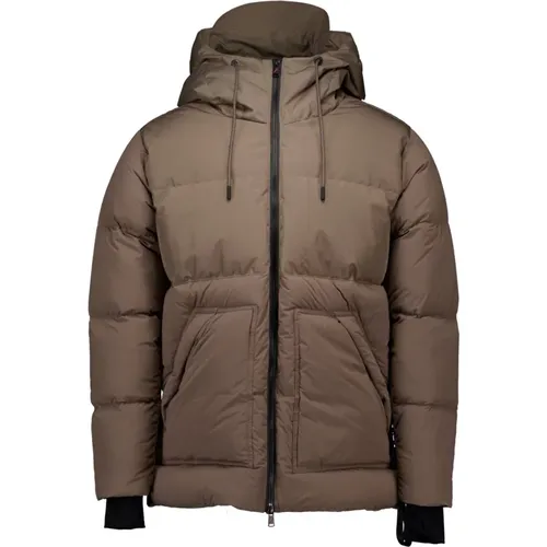 Gepolsterte Taupe Jacke Galenan052 , Herren, Größe: L - Afterlabel - Modalova