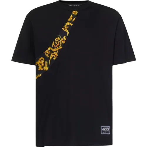 T-shirt and Polo Collection , male, Sizes: S - Versace Jeans Couture - Modalova